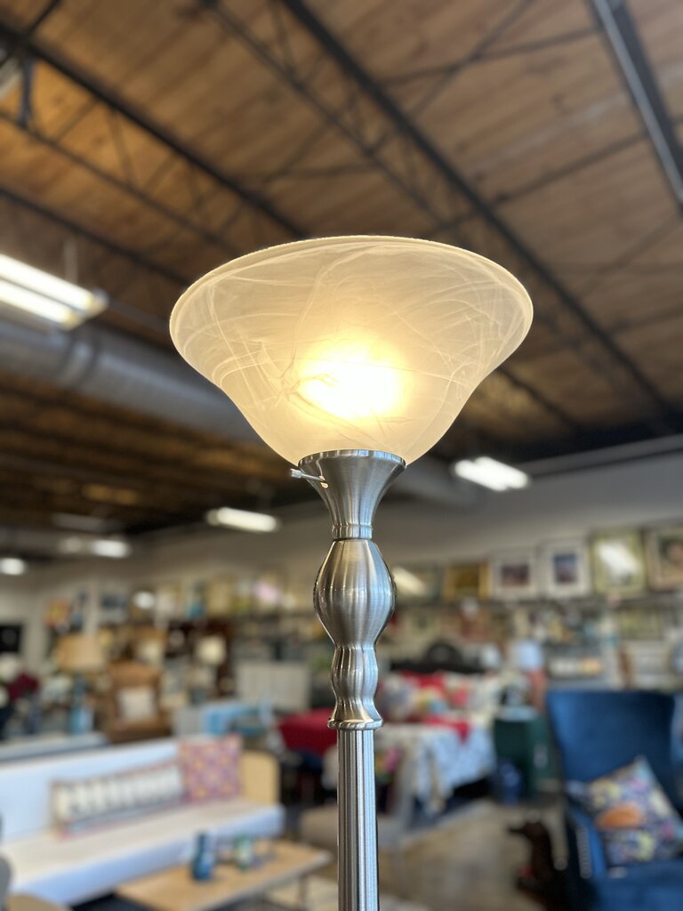 Silver Floor Lamp