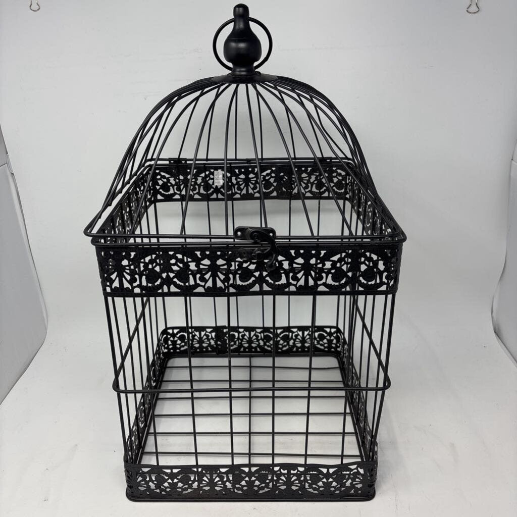 Deco Metal Square Birdcage