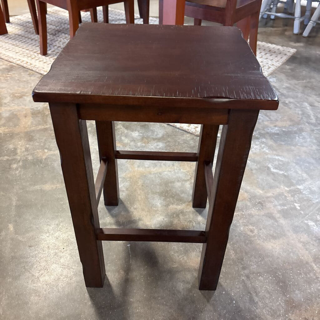 Wooden Accent Table 16.25 X 16.25 X 24.25
