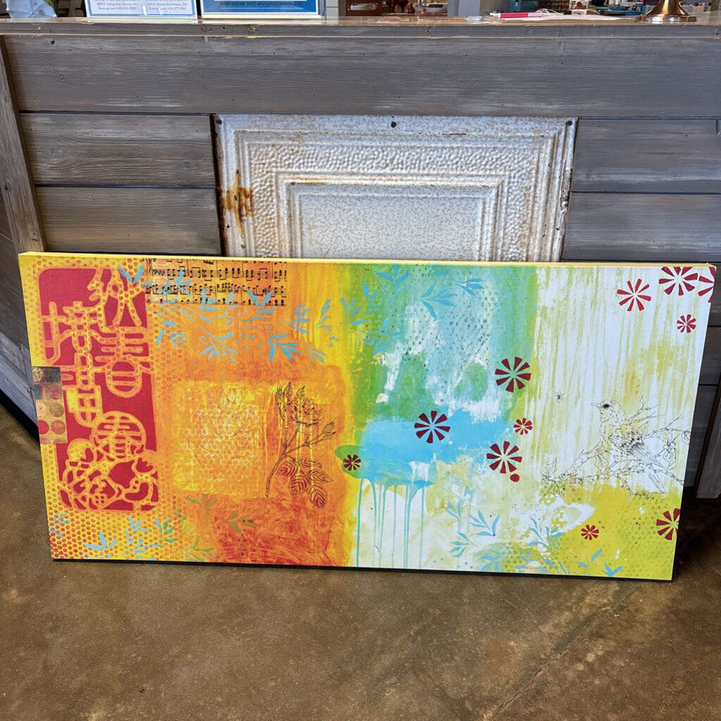 Lyrics in Spring Wallart