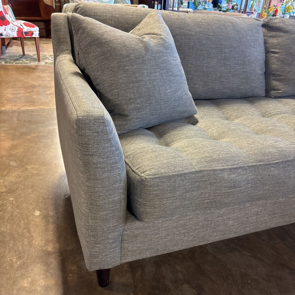 Light Gray Hastings Tufted Sofa