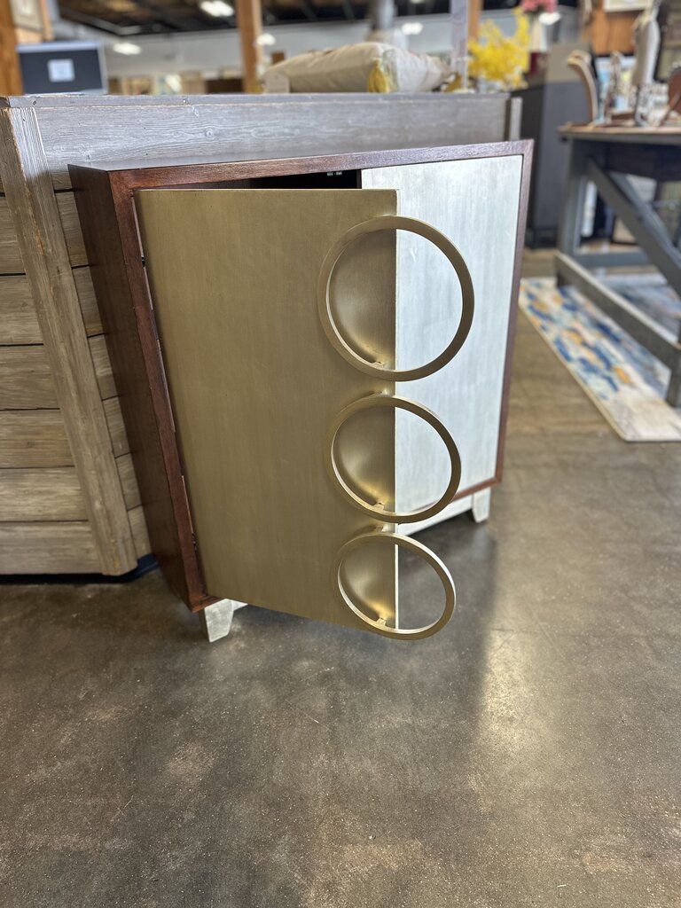 Uttermost Jacinta Silver Leaf Cabinet