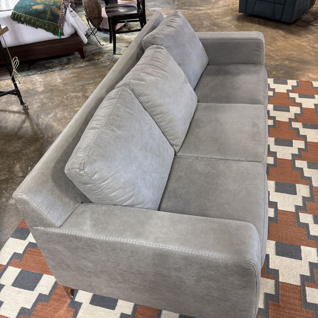 Gray 3 Cushion Textured Sofa