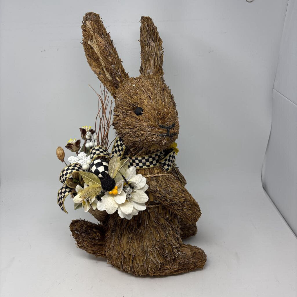 Spring Floral Courtly Check Rabbit