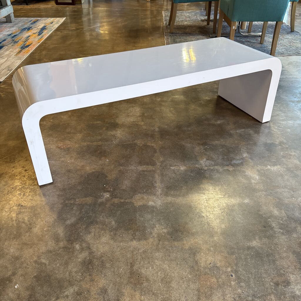 Laminated MCM Waterfall Style Coffee Table 54.25 X 18 X 16