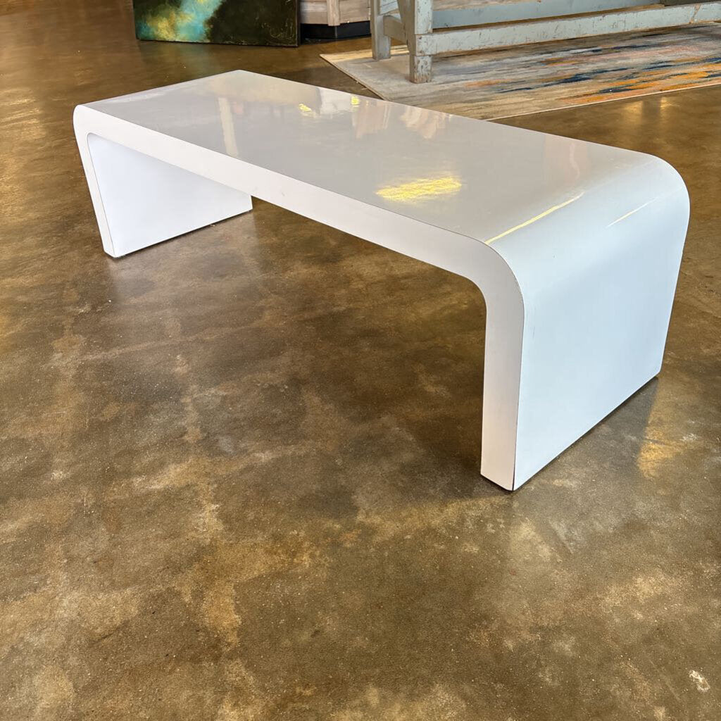 Laminated MCM Waterfall Style Coffee Table 54.25 X 18 X 16