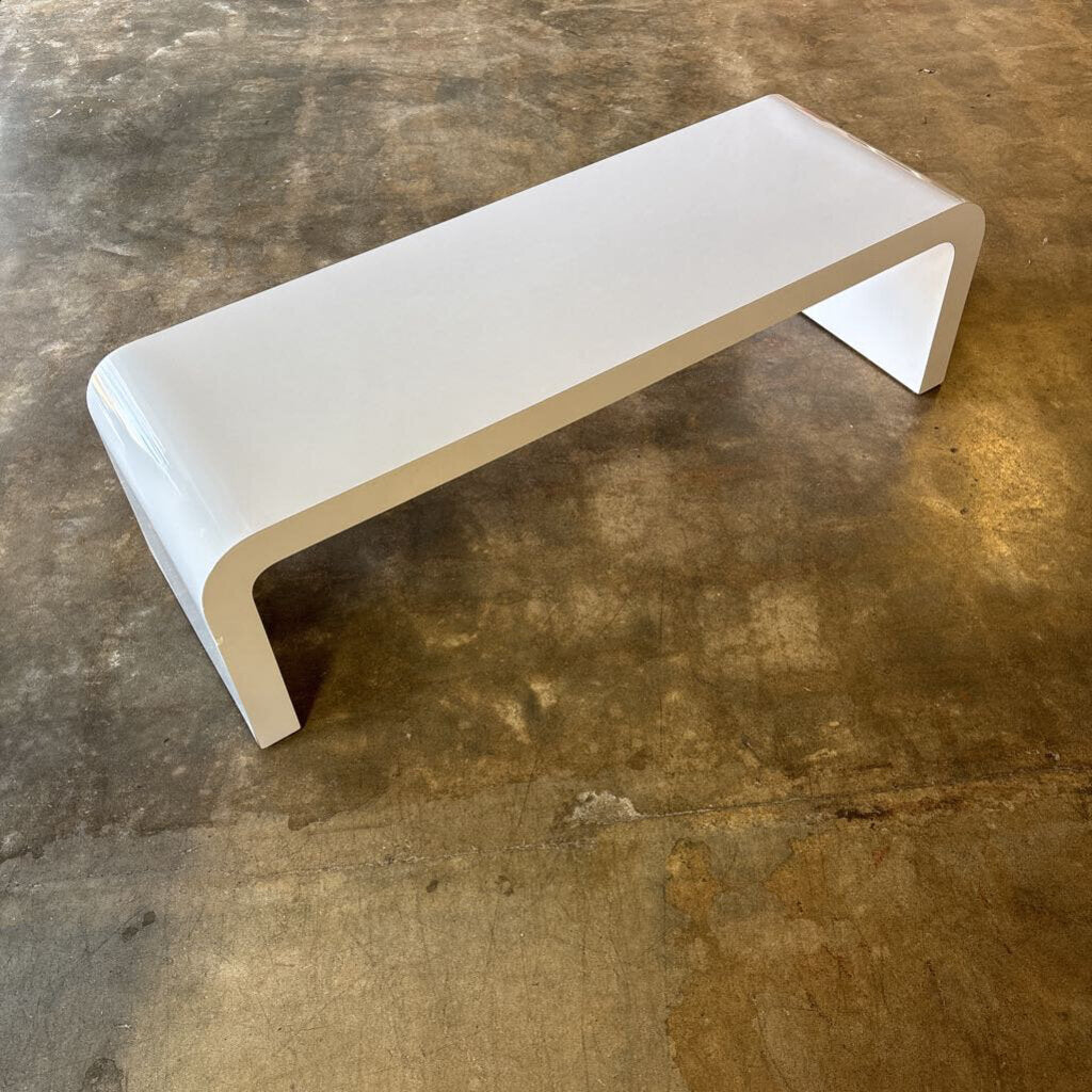 Laminated MCM Waterfall Style Coffee Table 54.25 X 18 X 16