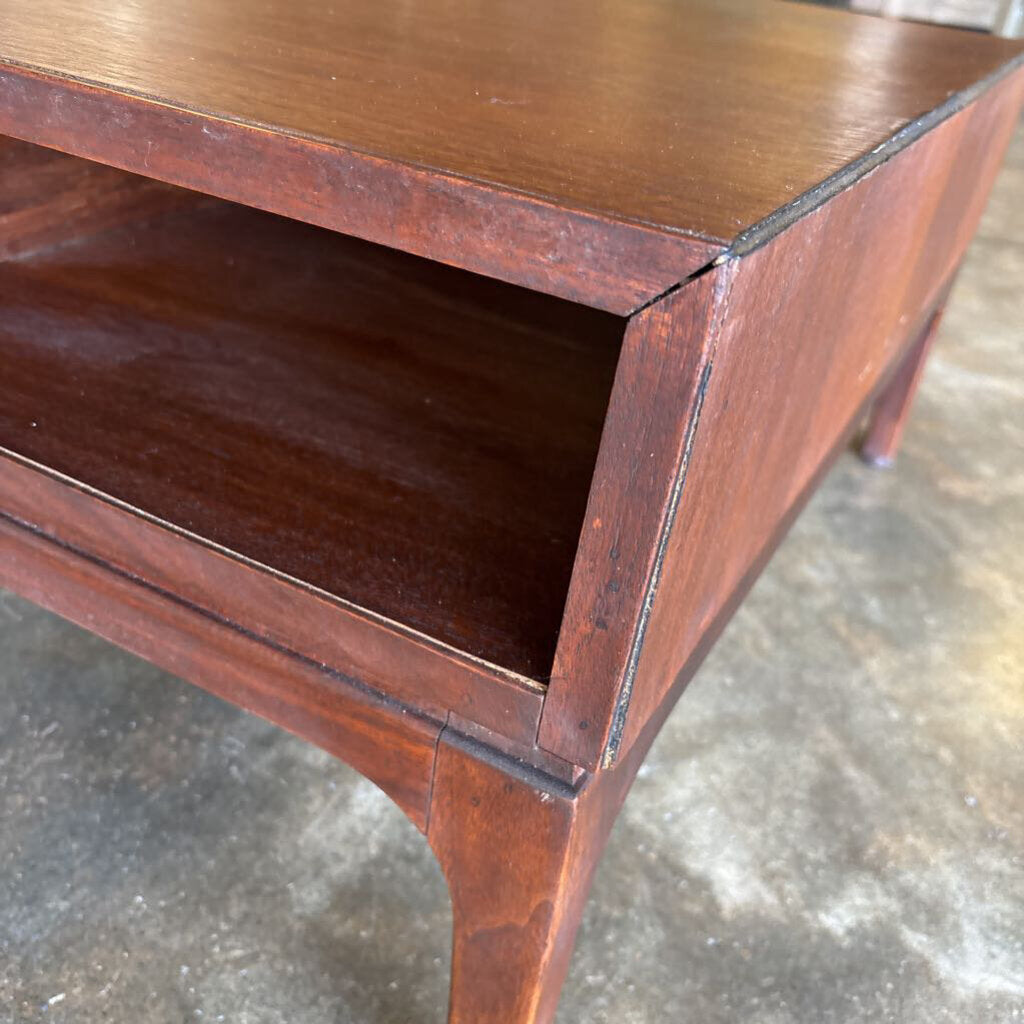 MCM Low Wooden Coffee Table 48.5 X 30.25 X 14.5