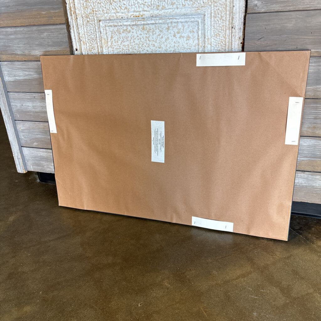 Silver Beaded Bevel Mirror 36 X 24