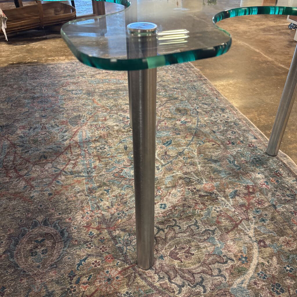 Glass Top Puzzle Piece Coffee Table