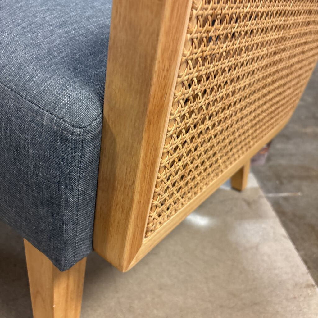 Wood/Rattan Cane Chair