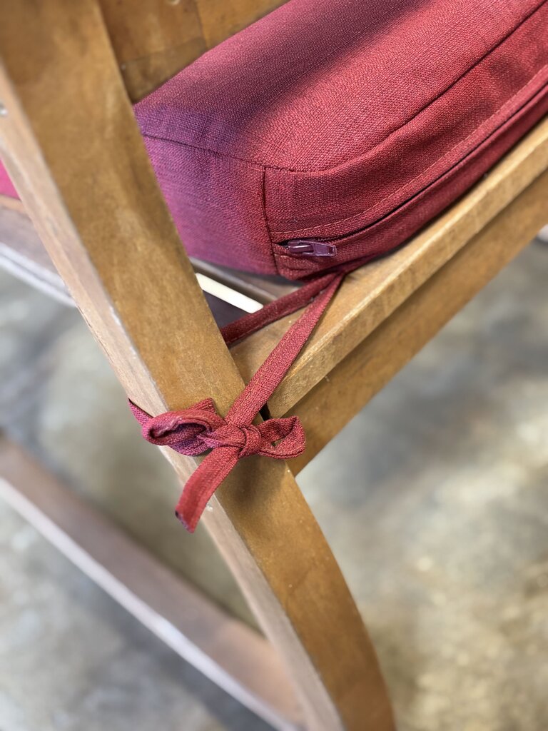 Outdoor Wood Rocker with Cushion