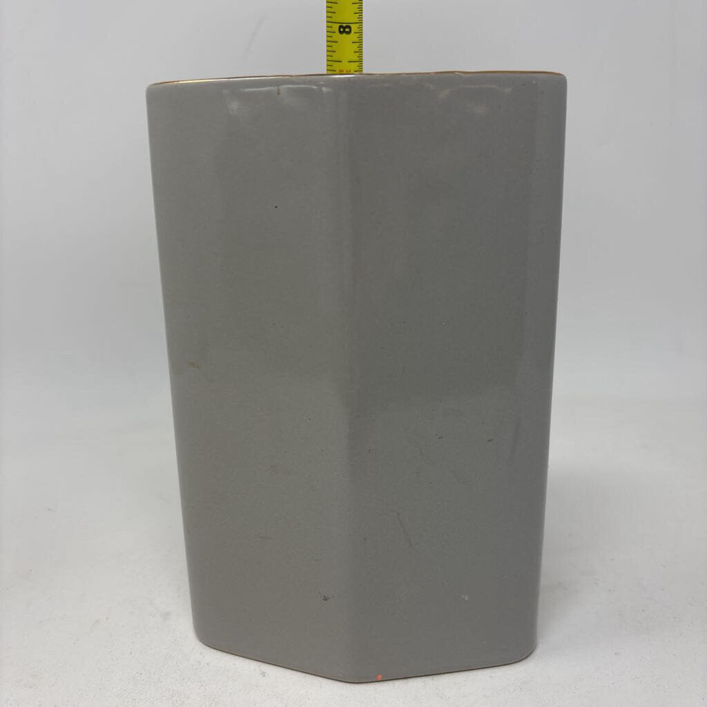 Iris Gold Ceramic Vase