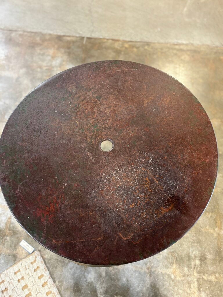 Overton Round Metal Folding Table 29.5"R