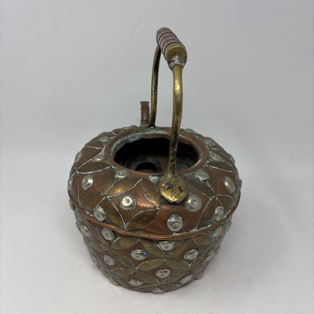 Copper/Mixed Metal Tea Pot