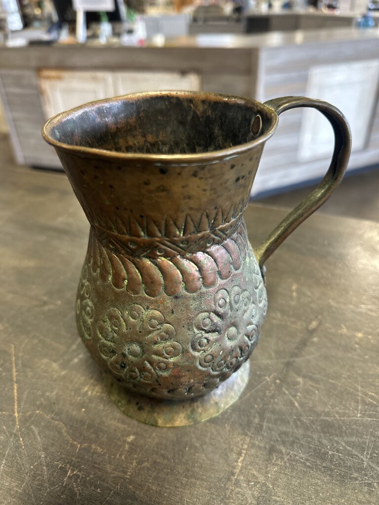 100 Year Old Copper Cup From Greece