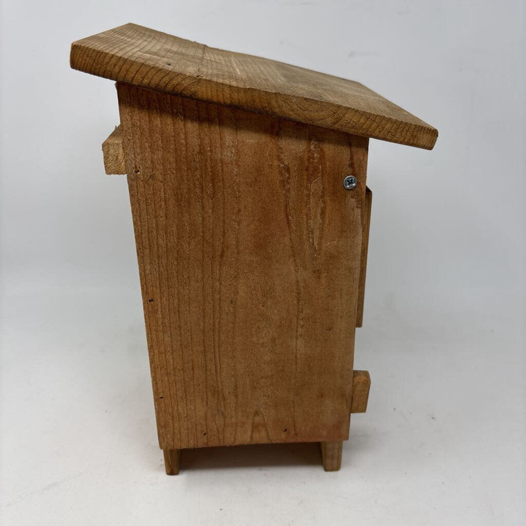 Wooden Cedar Penny Birdhouse
