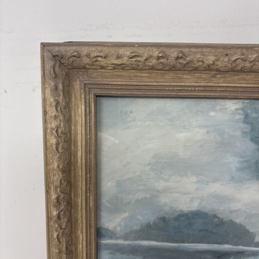 Vintage Framed Swimming Ducks