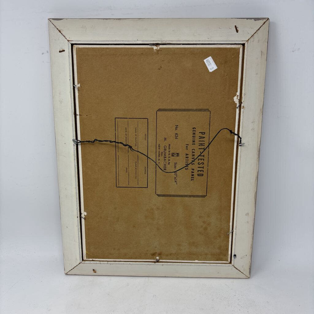 Vintage Framed Swimming Ducks