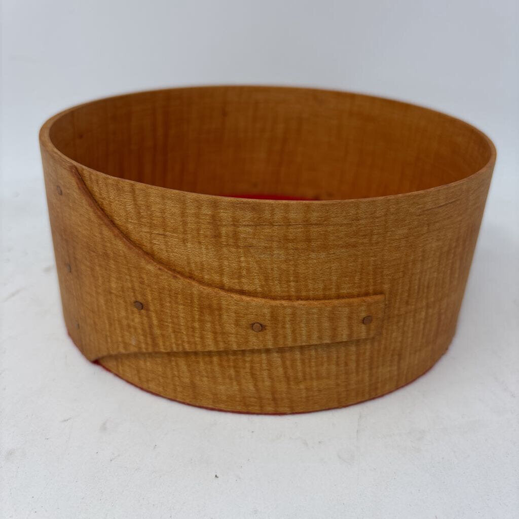 Round Wooden Lidded Box