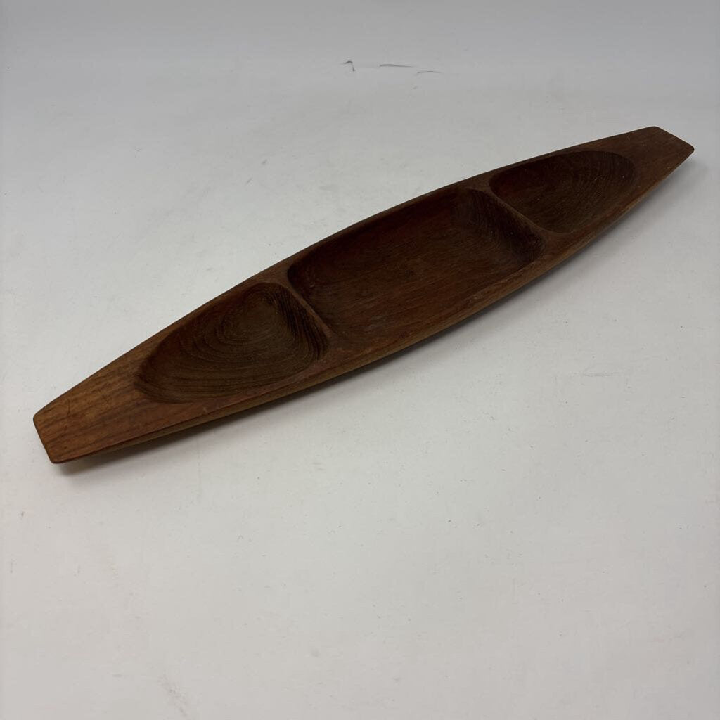 MCM Wooden Divided Tray
