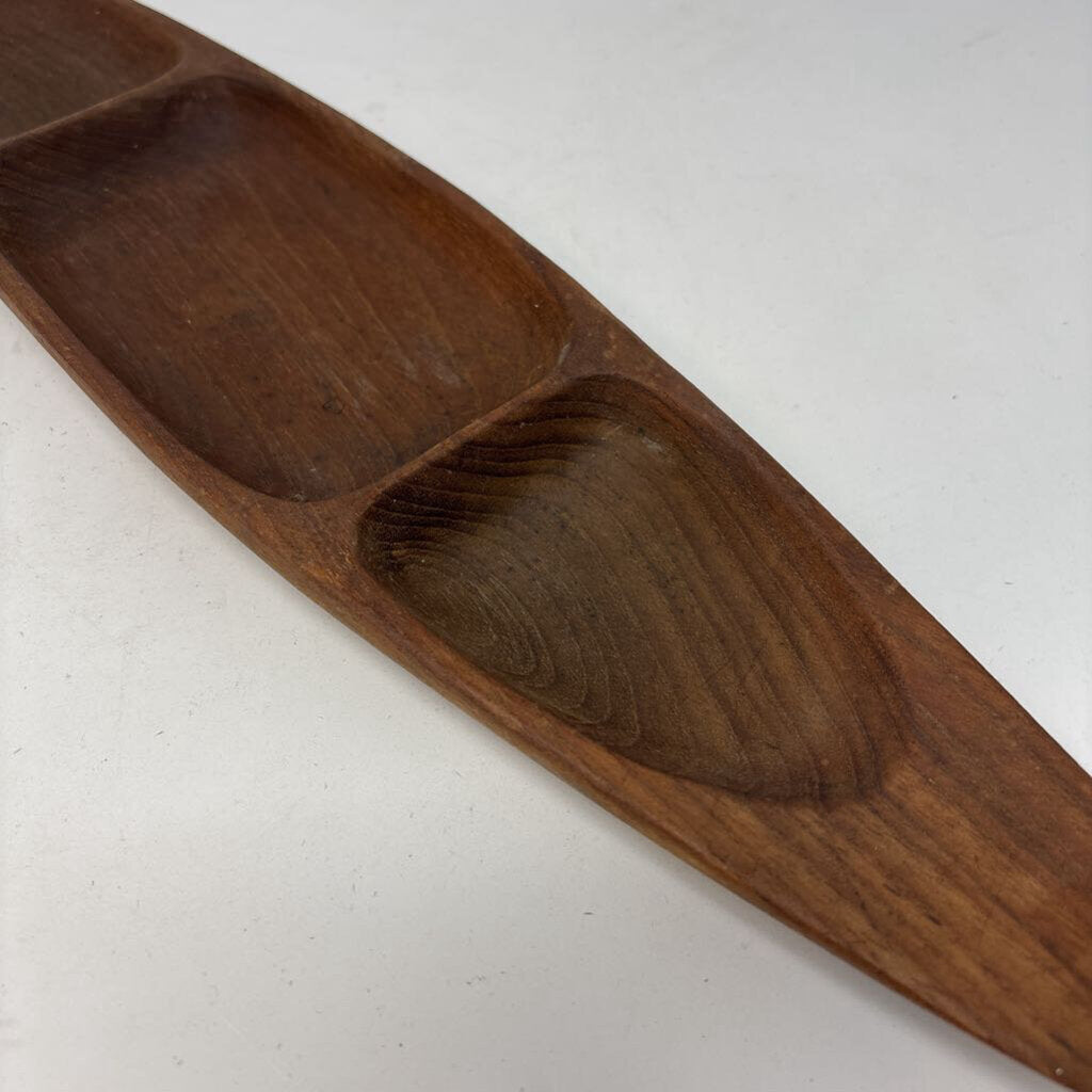 MCM Wooden Divided Tray