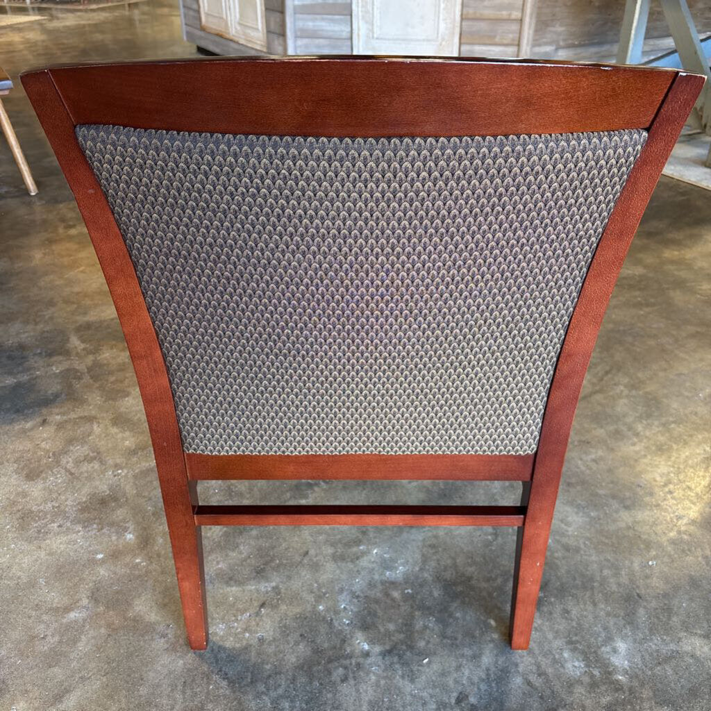 Wood & Upholstered Armchair
