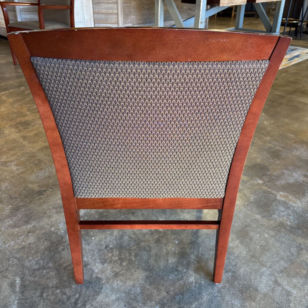 Wood & Upholstered Armchair