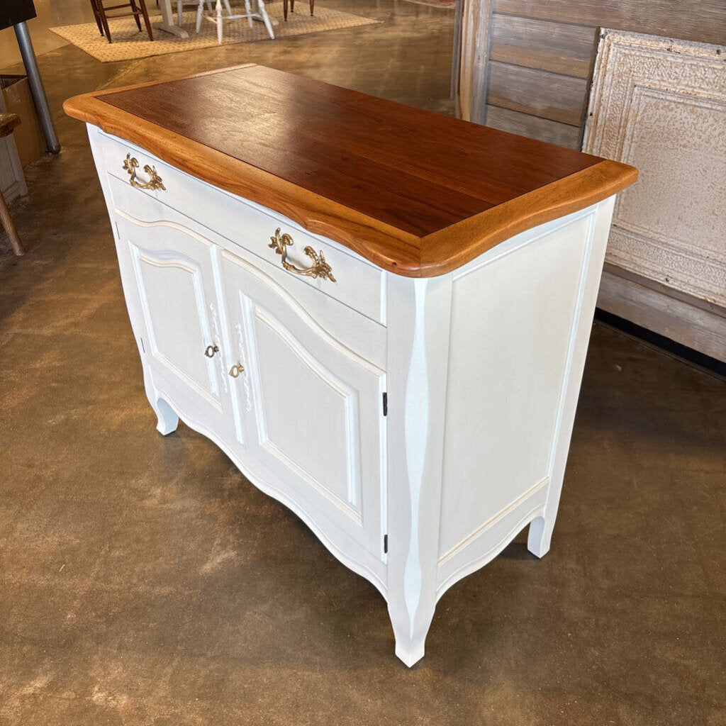 Painted Cabinet 38.5 X 17.5 X 32.5