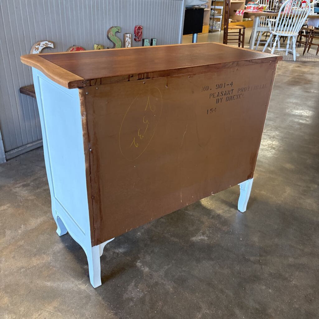 Painted Cabinet 38.5 X 17.5 X 32.5