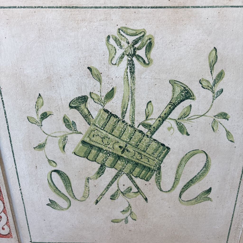 Painted 3 Drawer Cabinet 45.5 X 21 X 35