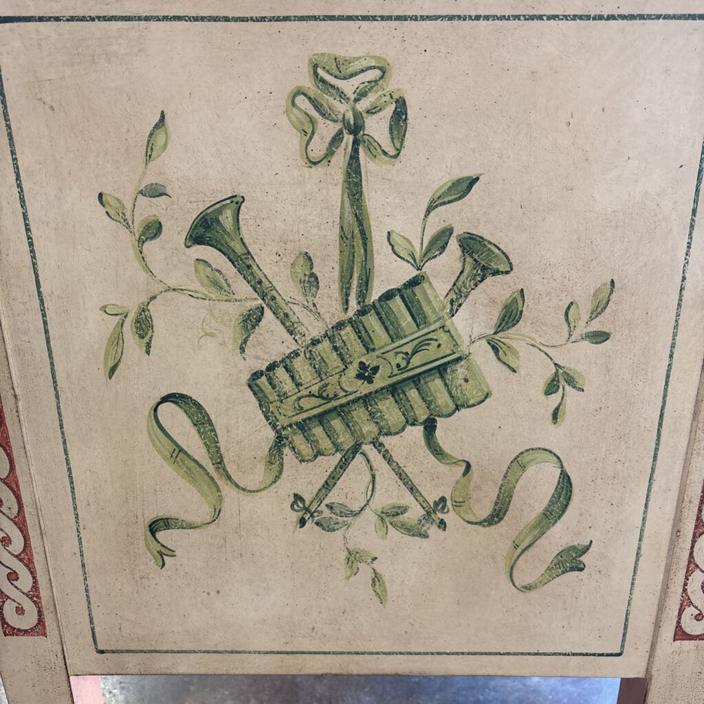 Painted 3 Drawer Cabinet 45.5 X 21 X 35