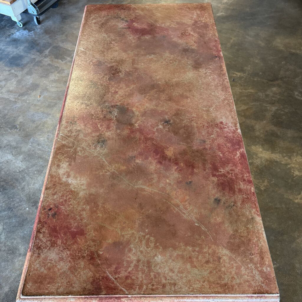 Painted 3 Drawer Cabinet 45.5 X 21 X 35