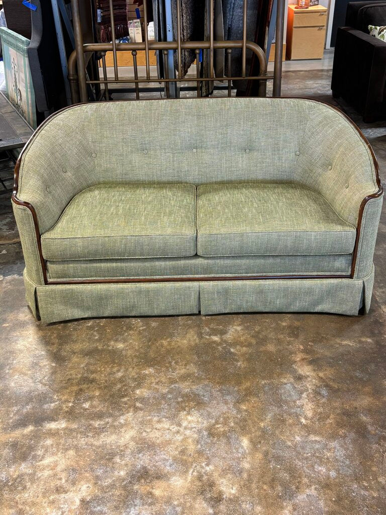 Vintage-Style Two Seater Sofa 61"L