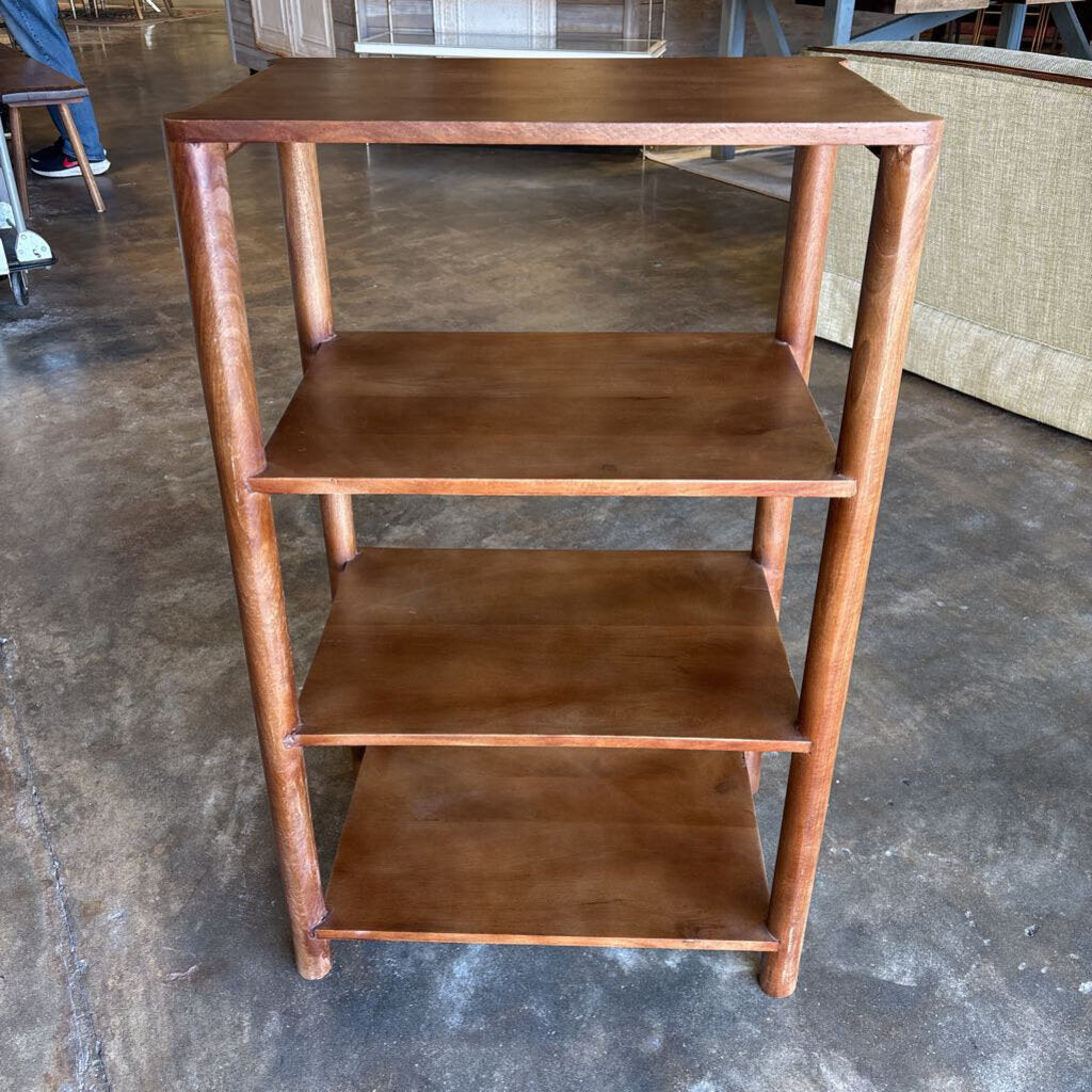 Wooden 4 Tiered Shelf 22 X 14.25 X 36