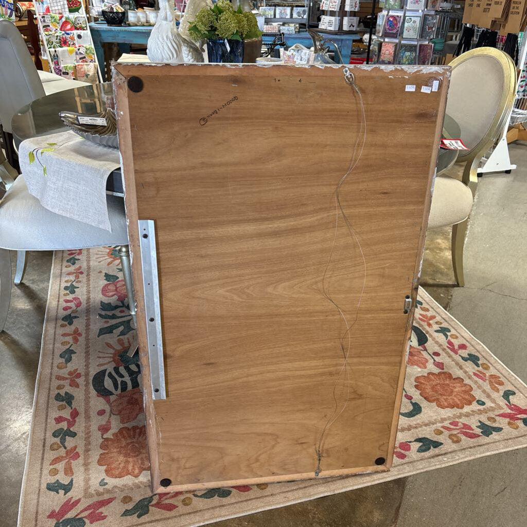 Wood Framed Mirror 42 X 26