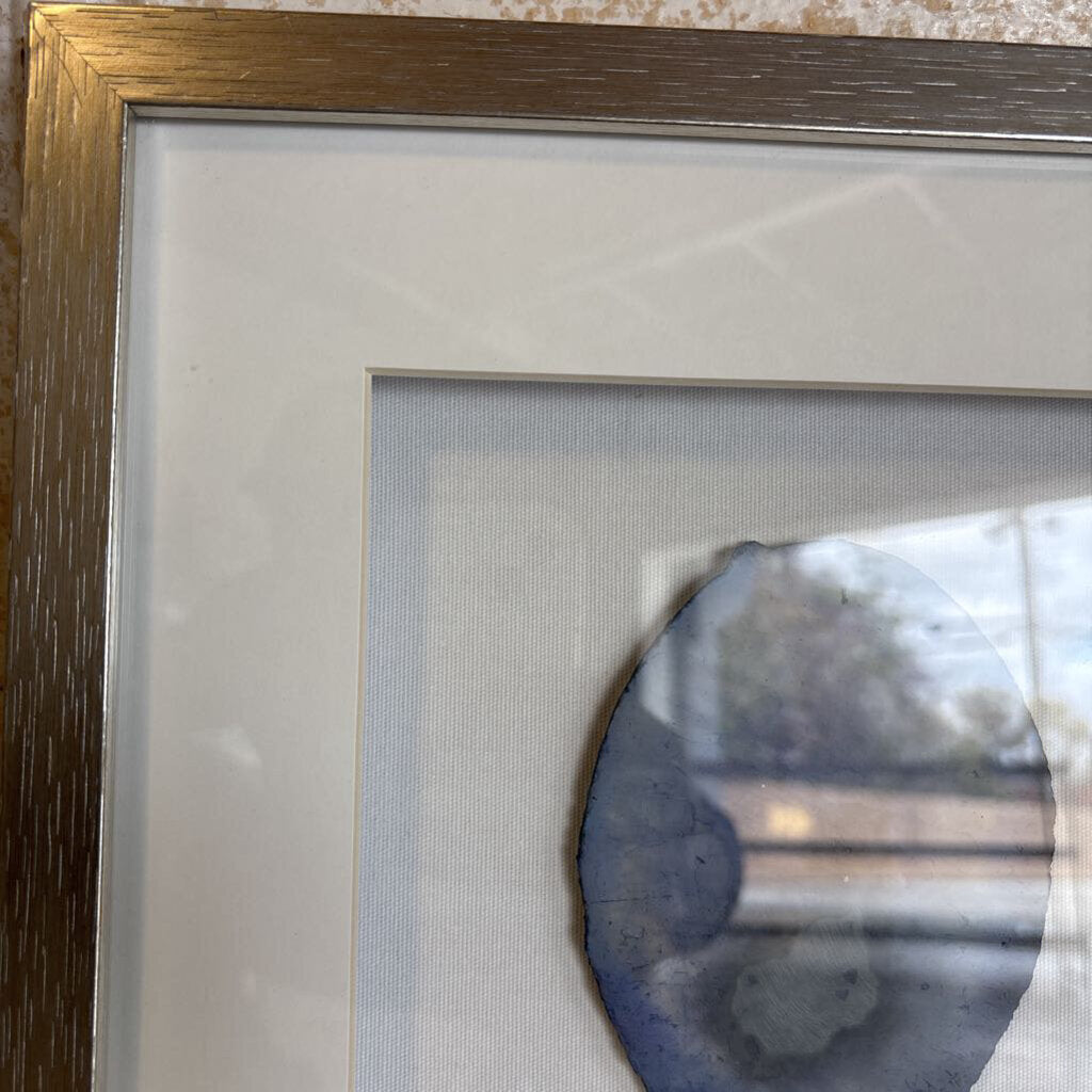 Framed 3 Agate 11.75 X 23.75