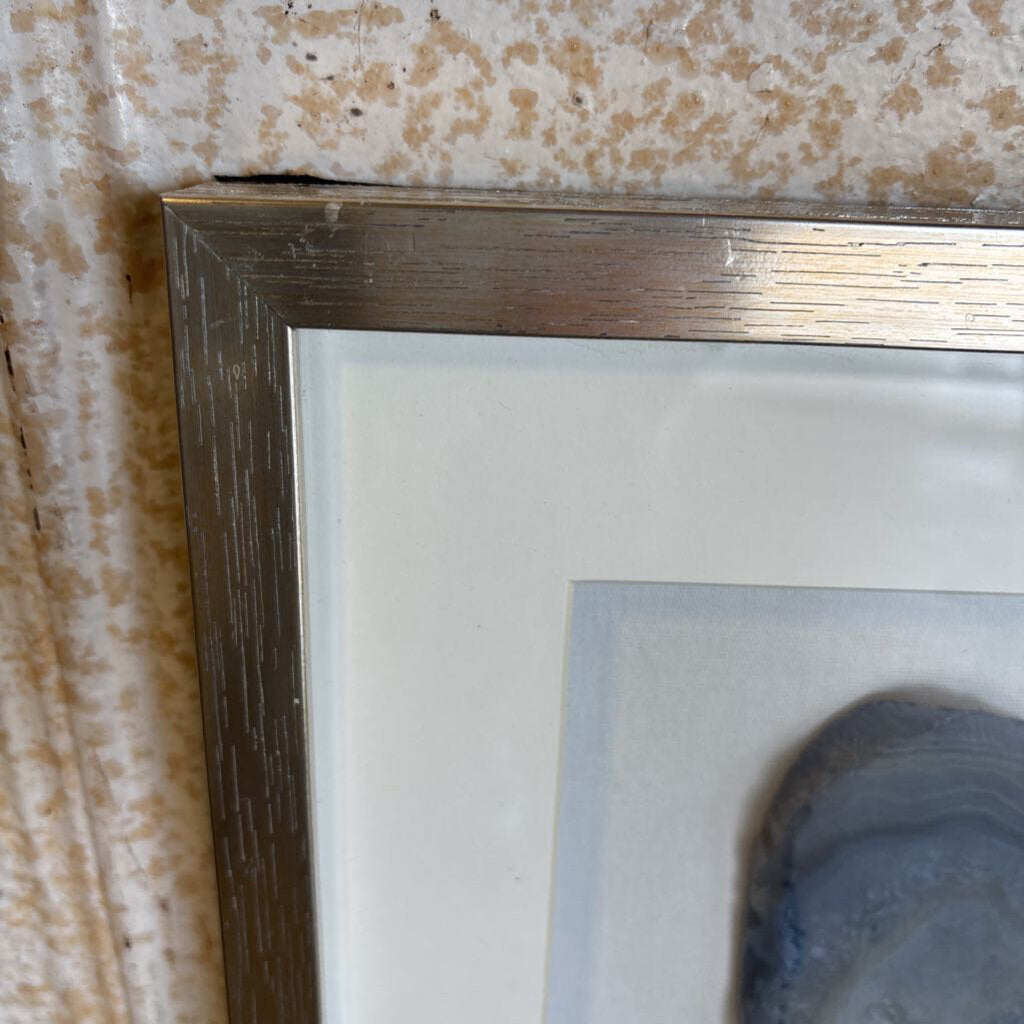 Framed 3 Agate 11.75 X 23.75