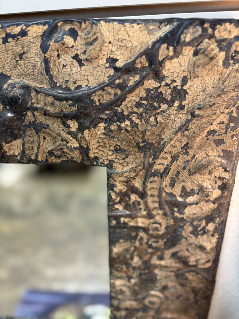 Vintage Metal Hanging Wall Mirror