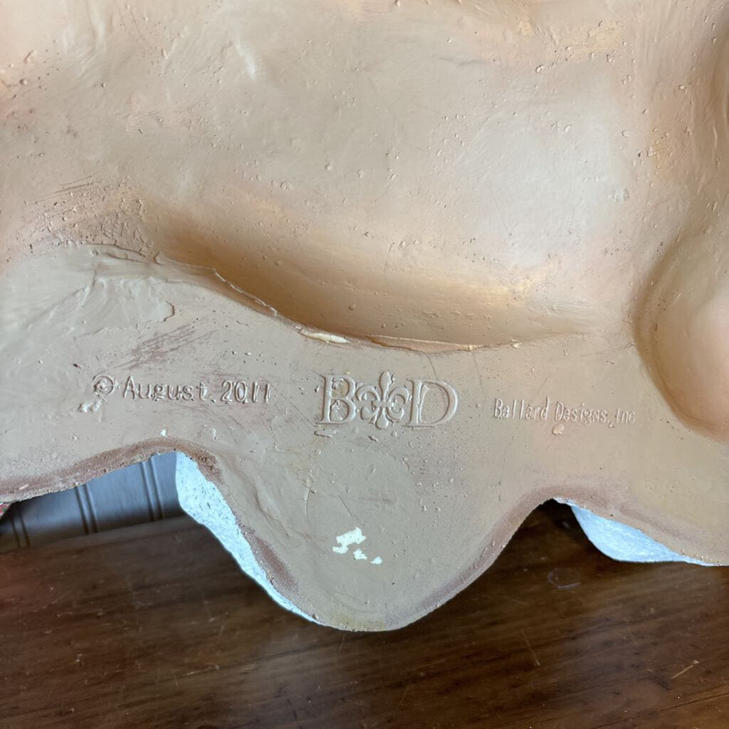 Textured Relief Sunflower Plaque 30"