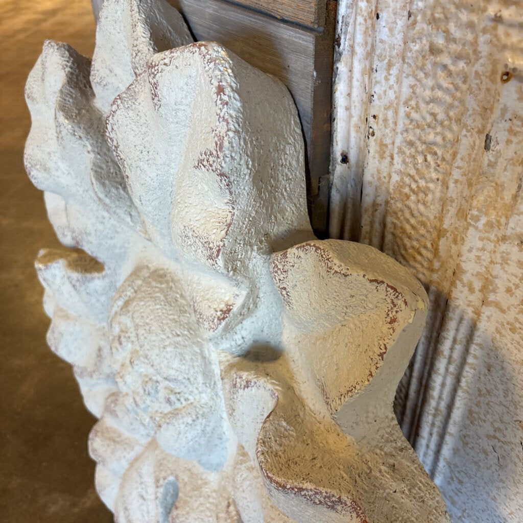 Textured Relief Sunflower Plaque 30"