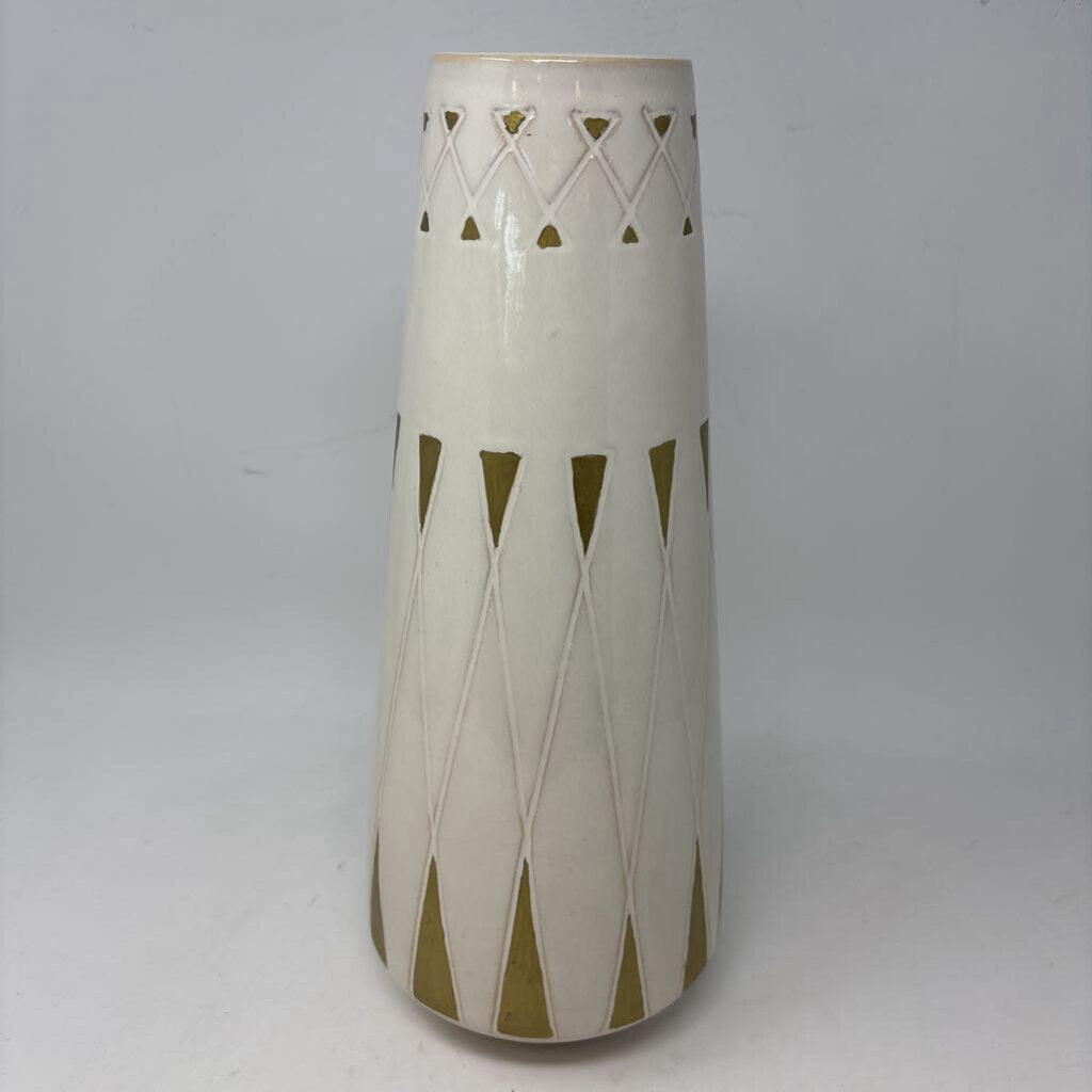 Modern Deco Vase 14"H
