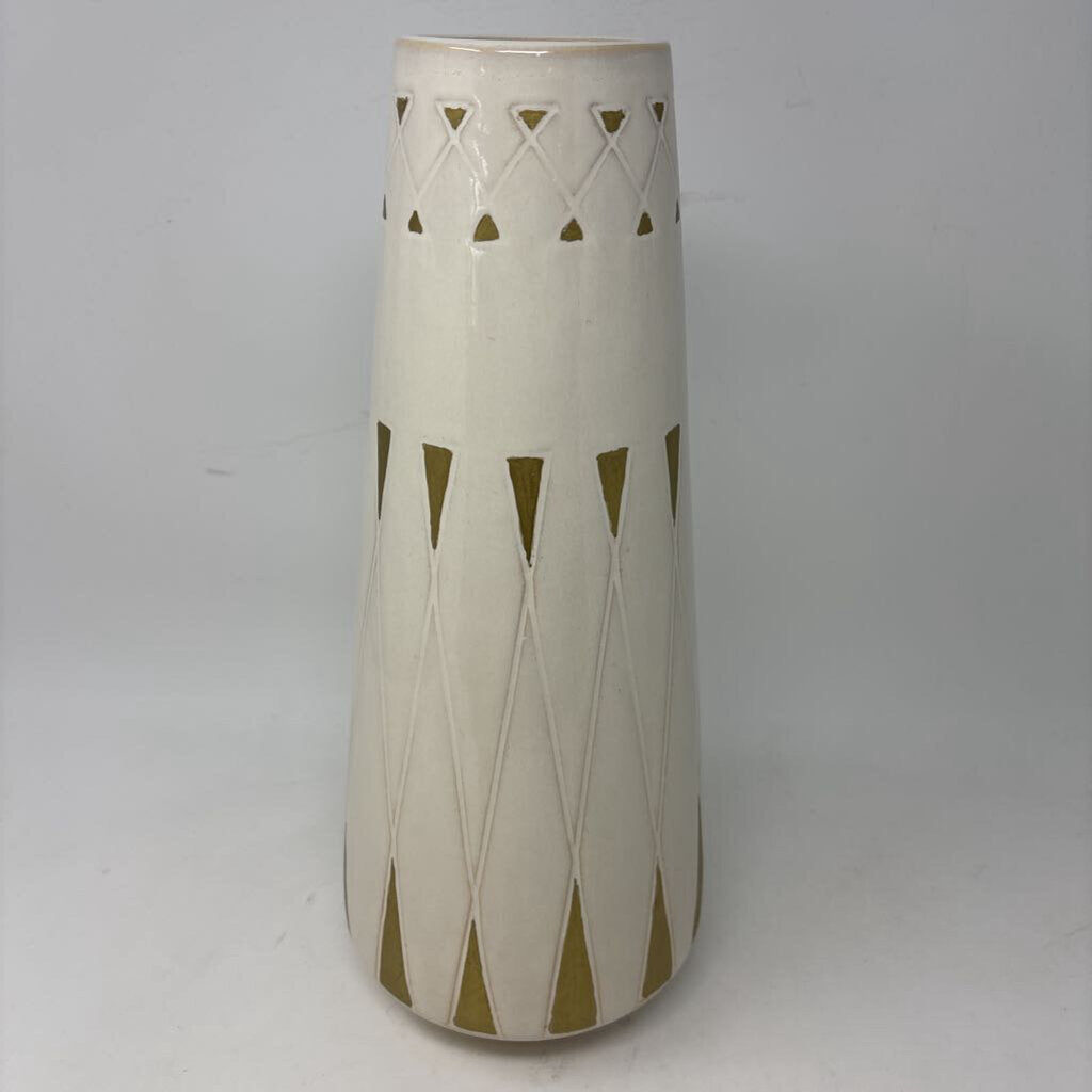 Modern Deco Vase 14"H