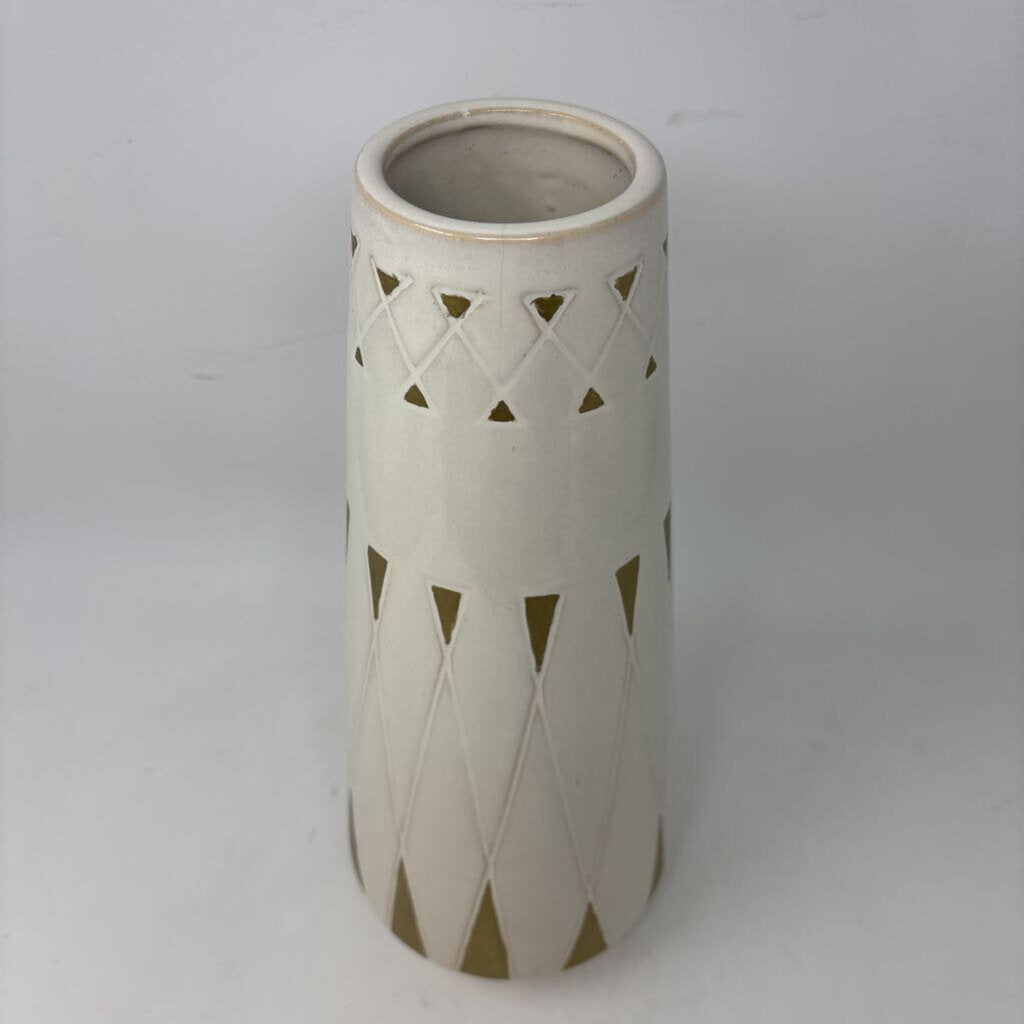 Modern Deco Vase 14"H