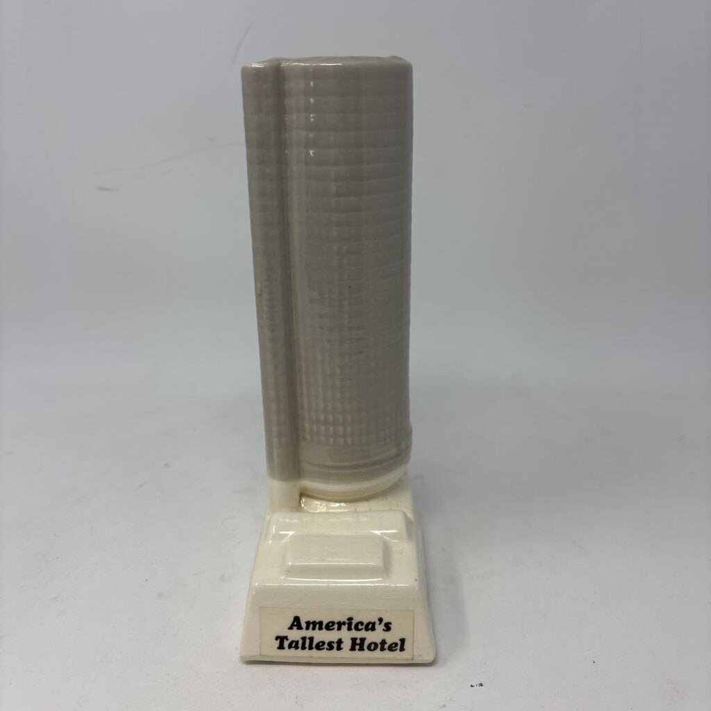 Vintage Ceramic Westin Peachtree Plaza Hotel Vase