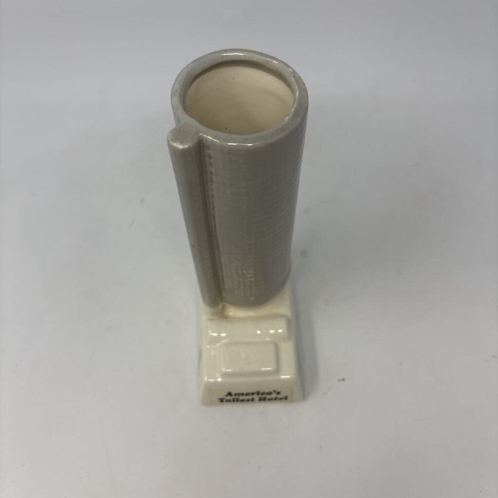 Vintage Ceramic Westin Peachtree Plaza Hotel Vase
