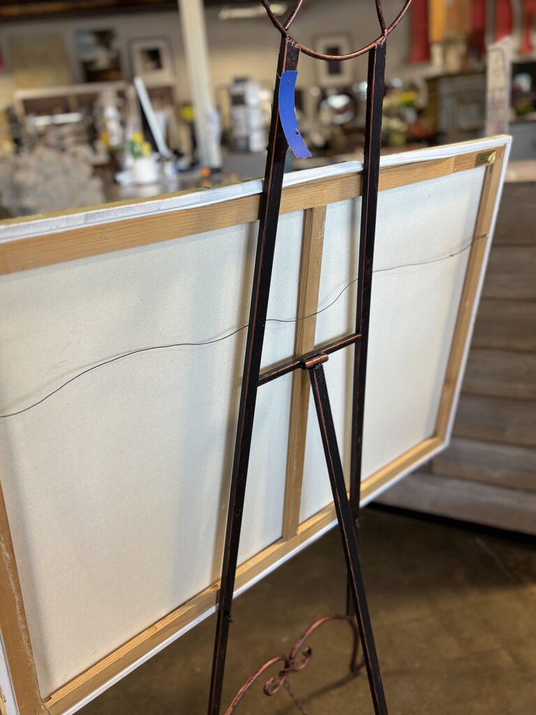 Original Painting Liz Cannon Dining Room With Orchids