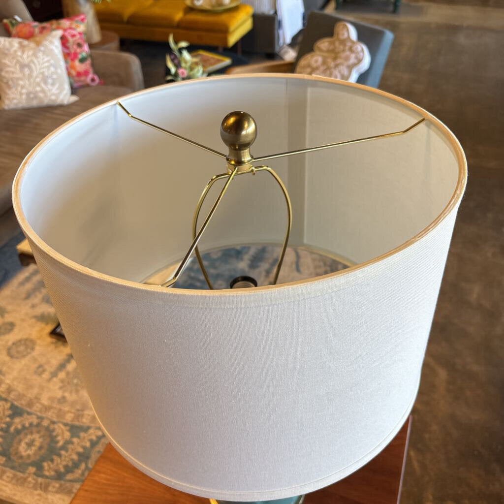 Recessed Dots Ceramic Base Lamp