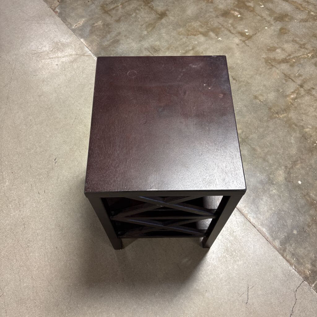 X Side Base 3 Tiered Table