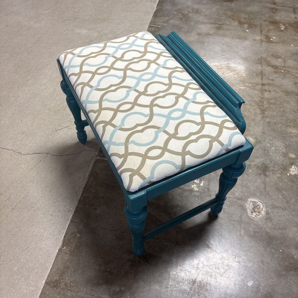 Upholstered Painted Bench